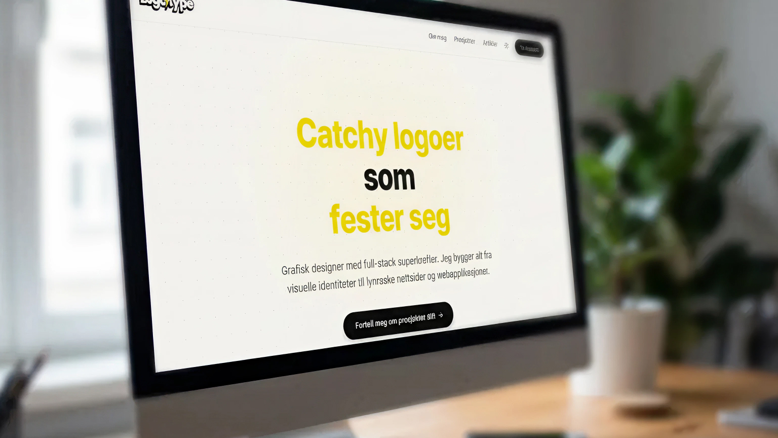 Logotype — ny nettside bygget med AI og kode